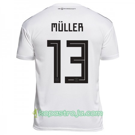 Billiga Fotbollströjor Tyskland Muller 13 WM 2018 Hemma tröja